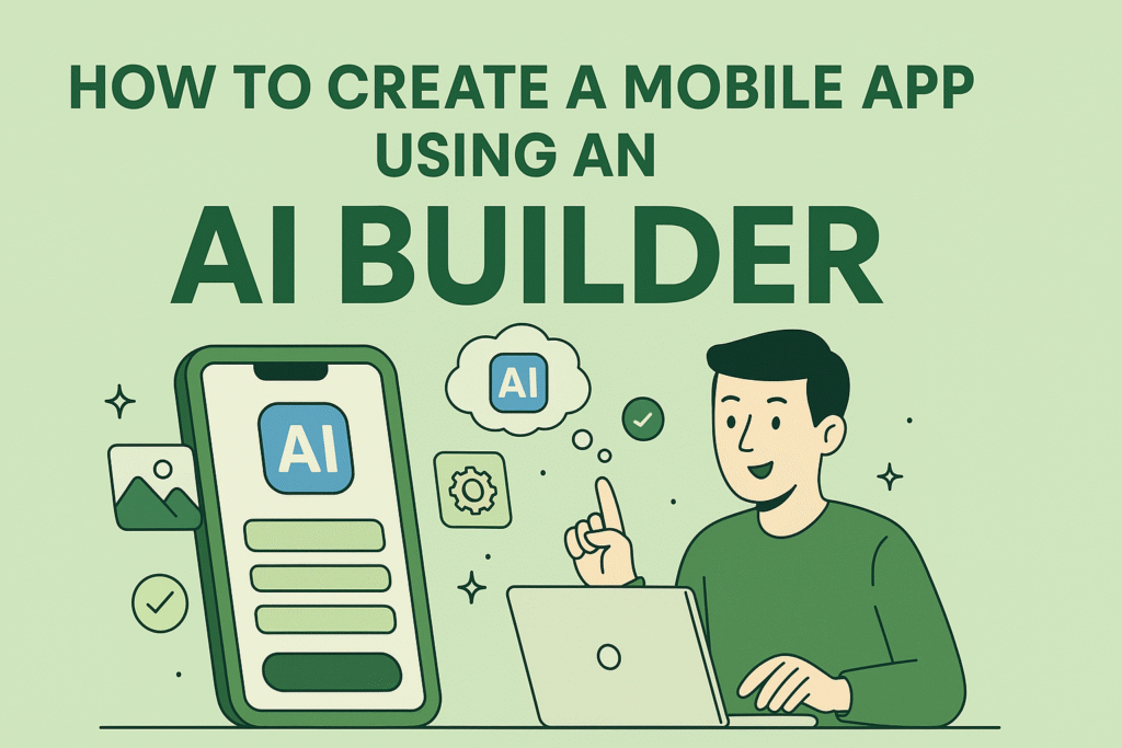 Image Creating App How to Create a Mobile App Using an AI Builder A Complete Beginner ...