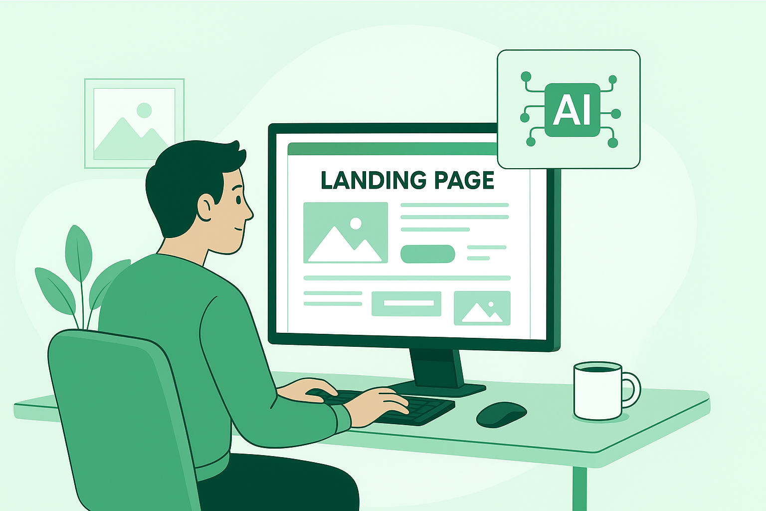 Landing Page Creation using AI Tools