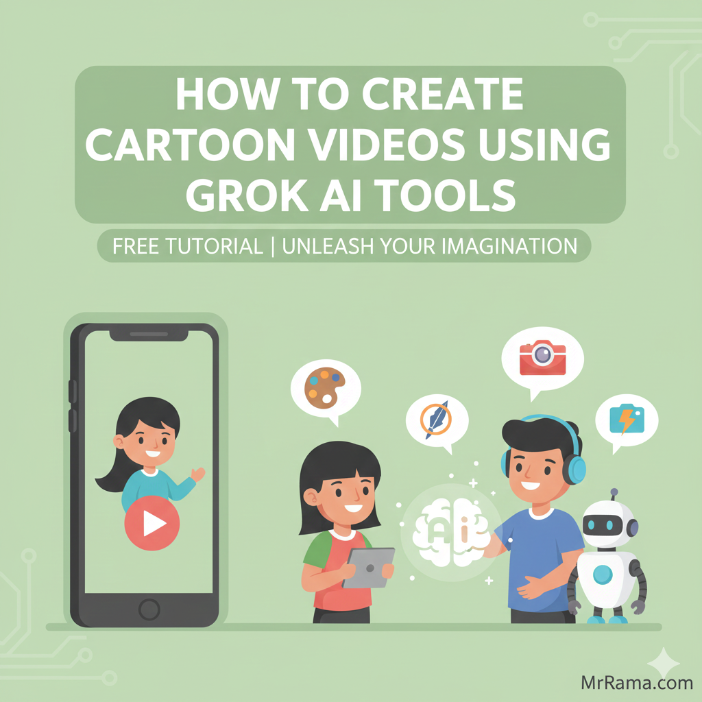 Cartoon Videos Creation using Grok AI Tool